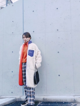 「Champion（チャンピオン）のアイテム（その他アウター）」を使った、hitomiさん（レディース・153cm）の春コーディネート