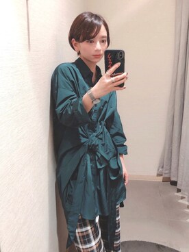 「ENsMOL.（エンスモール）のアイテム」を使った、hitomiさん（レディース・153cm）の春コーディネート