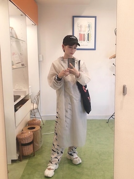 「TOGA PULLA（トーガ　プルラ）のアイテム」を使った、hitomiさん（レディース・153cm）の夏コーディネート