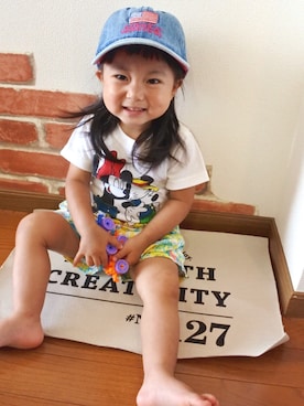 かなよんさん（キッズ・80cm）の夏コーディネート