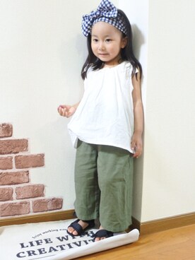 かなよんさん(キッズ・90cm)の夏コーディネート