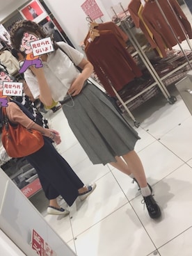 「RETRO GIRL（レトロガール）のアイテム（その他シューズ）」を使った、ぱやさん（レディース・162cm）の秋コーディネート