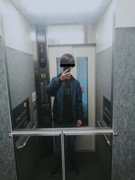 「wearhalloween2017」｜「アイテム（ミリタリージャケット）」を使った、おださん（メンズ・176cm）の冬コーディネート