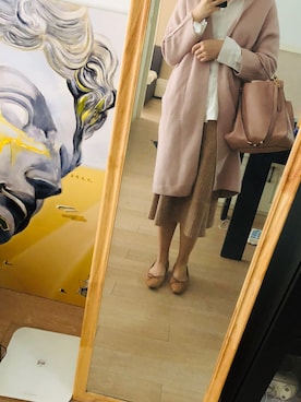 「COCCINELLE（コチネレ）のアイテム」を使った、王痴痴さん（レディース・168cm）の秋コーディネート