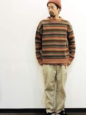 「NECESSARY or UNNECESSARY（ネセサリーオアアンネセサリー）のアイテム」を使った、nakajiさん（メンズ・168cm）の冬コーディネート