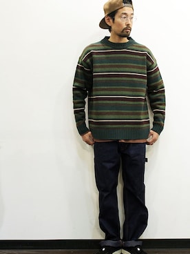 「アイテム（スニーカー、その他）」を使った、nakajiさん（メンズ・168cm）の冬コーディネート