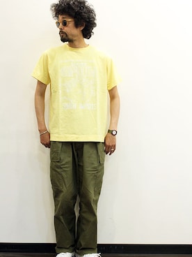 「NECESSARY or UNNECESSARY（ネセサリーオアアンネセサリー）のアイテム」を使った、nakajiさん（メンズ・168cm）の夏コーディネート