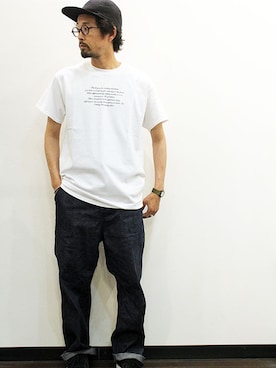 「ink（インク）のアイテム（オールインワン・サロペット）」を使った、nakajiさん（メンズ・168cm）の夏コーディネート