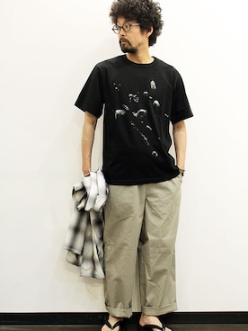 「INFIELDER DESIGN（インフィールダーデザイン）のアイテム」を使った、nakajiさん（メンズ・168cm）の夏コーディネート