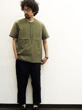 「Ordinary fits（オーディナリーフィッツ）のアイテム」を使った、nakajiさん（メンズ・168cm）の夏コーディネート