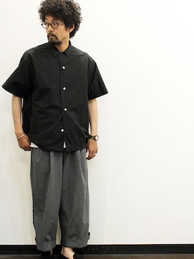 「アイテム（Tシャツ/カットソー、その他）」を使った、nakajiさん（メンズ・168cm）の夏コーディネート