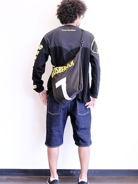 「HURRAY HURRAY（フレイフレイ）のアイテム」を使った、nakajiさん（メンズ・168cm）の夏コーディネート