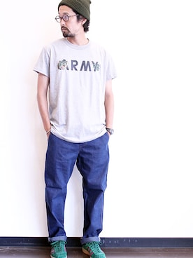 「ink（インク）のアイテム」を使った、nakajiさん（メンズ・168cm）の夏コーディネート