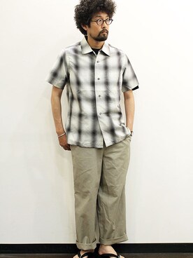 「INFIELDER DESIGN（インフィールダーデザイン）のアイテム」を使った、nakajiさん（メンズ・168cm）の夏コーディネート