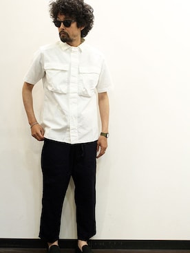 「LOLO（ロロ）のアイテム」を使った、nakajiさん（メンズ・168cm）の夏コーディネート