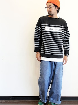 「HURRAY HURRAY（フレイフレイ）のアイテム」を使った、nakajiさん（メンズ・168cm）の夏コーディネート