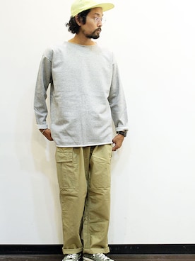 「アイテム（Tシャツ/カットソー、その他）」を使った、nakajiさん（メンズ・168cm）の秋コーディネート