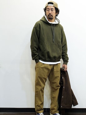 「LIXTICK（リックスティック）のアイテム」を使った、nakajiさん（メンズ・168cm）の秋コーディネート