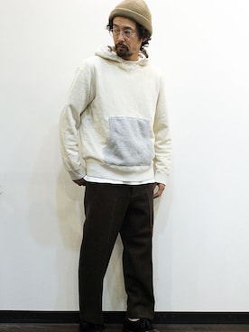 「LIXTICK（リックスティック）のアイテム」を使った、nakajiさん（メンズ・168cm）の秋コーディネート