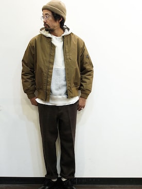 「LIXTICK（リックスティック）のアイテム」を使った、nakajiさん（メンズ・168cm）の冬コーディネート