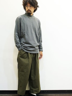 「MANEBU（マネブ）のアイテム（シューズ）」を使った、nakajiさん（メンズ・168cm）の冬コーディネート