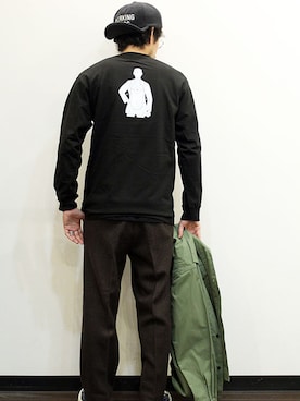 「THE UNION（ザユニオン）のアイテム」を使った、nakajiさん（メンズ・168cm）の冬コーディネート