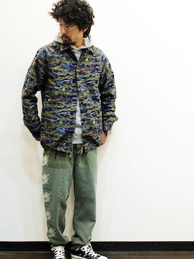 「ink（インク）のアイテム（その他アウター）」を使った、nakajiさん（メンズ・168cm）の冬コーディネート