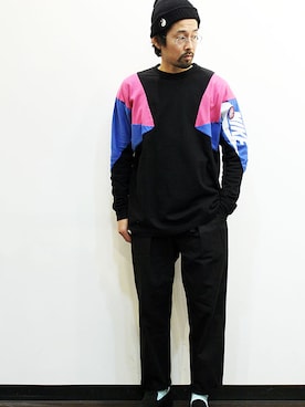 「MANEBU（マネブ）のアイテム（シューズ）」を使った、nakajiさん（メンズ・168cm）の冬コーディネート
