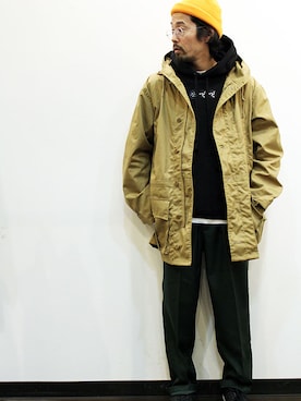「THE UNION（ザユニオン）のアイテム」を使った、nakajiさん（メンズ・168cm）の春コーディネート