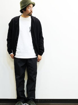 「NECESSARY or UNNECESSARY（ネセサリーオアアンネセサリー）のアイテム（パンツ）」を使った、nakajiさん（メンズ・168cm）の春コーディネート