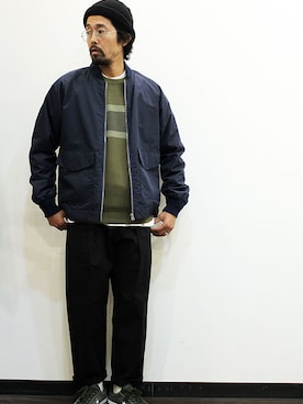 「COOCHUCAMP（クーチューキャンプ）のアイテム」を使った、nakajiさん（メンズ・168cm）の春コーディネート