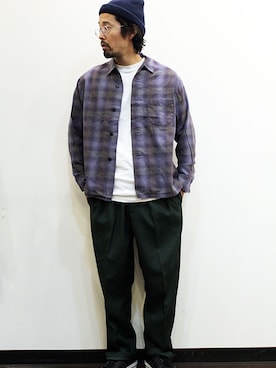 「LIXTICK（リックスティック）のアイテム」を使った、nakajiさん（メンズ・168cm）の春コーディネート