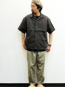 「INFIELDER DESIGN（インフィールダーデザイン）のアイテム」を使った、nakajiさん（メンズ・168cm）の春コーディネート