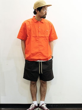 「LIXTICK（リックスティック）のアイテム」を使った、nakajiさん（メンズ・168cm）の春コーディネート