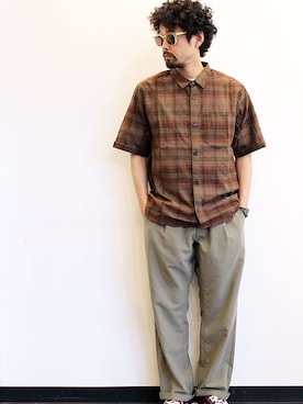 「LIXTICK（リックスティック）のアイテム」を使った、nakajiさん（メンズ・168cm）の夏コーディネート