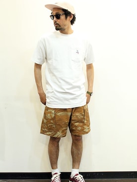 「LIXTICK（リックスティック）のアイテム」を使った、nakajiさん（メンズ・168cm）の夏コーディネート