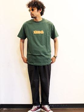 「IZIPIZI（イジピジ）のアイテム」を使った、nakajiさん（メンズ・168cm）の夏コーディネート