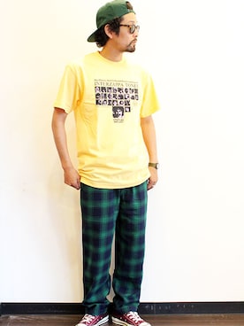 「IZIPIZI（イジピジ）のアイテム」を使った、nakajiさん（メンズ・168cm）の夏コーディネート