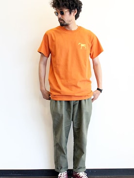 「IZIPIZI（イジピジ）のアイテム」を使った、nakajiさん（メンズ・168cm）の夏コーディネート