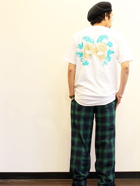 「MANEBU（マネブ）のアイテム（シューズ）」を使った、nakajiさん（メンズ・168cm）の夏コーディネート