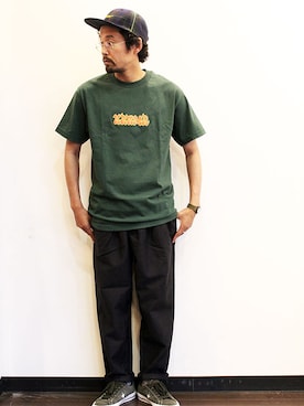 「アイテム（スニーカー、その他）」を使った、nakajiさん（メンズ・168cm）の夏コーディネート