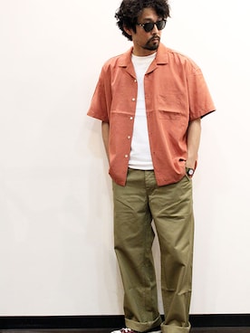 「LIXTICK（リックスティック）のアイテム」を使った、nakajiさん（メンズ・168cm）の夏コーディネート