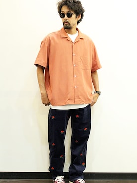 「IZIPIZI（イジピジ）のアイテム」を使った、nakajiさん（メンズ・168cm）の夏コーディネート