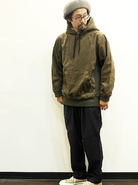 「THE UNION（ザユニオン）のアイテム」を使った、nakajiさん（メンズ・168cm）の秋コーディネート