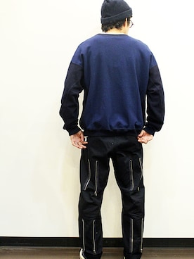 「THE UNION（ザユニオン）のアイテム」を使った、nakajiさん（メンズ・168cm）の冬コーディネート