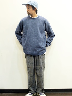 「THE FABRICのアイテム」を使った、nakajiさん（メンズ・168cm）の冬コーディネート