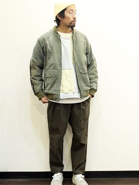 「ink（インク）のアイテム（ジャケット/アウター）」を使った、nakajiさん（メンズ・168cm）の冬コーディネート