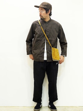 「LIXTICK（リックスティック）のアイテム」を使った、nakajiさん（メンズ・168cm）の春コーディネート