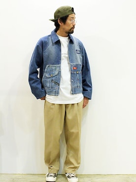 「ink（インク）のアイテム（ジャケット/アウター）」を使った、nakajiさん（メンズ・168cm）の春コーディネート