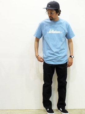 「LIXTICK（リックスティック）のアイテム」を使った、nakajiさん（メンズ・168cm）の春コーディネート